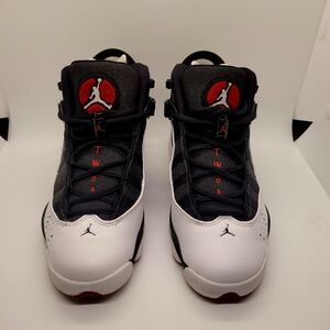 Air Jordan 6 Rings Black/White/Red